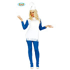 Costume Gnomo Donna Blu Taglia M (84685)