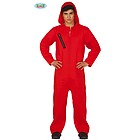 Costume Uomo Tuta Rossa Rapinatore Taglia M (88687)