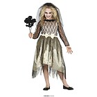 Costume Per Bambina Sposa Fantasma Taglia 5-6 Anni (77701)