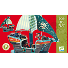 Nave Pirata 3D - Imaginary world - Pop to play (DJ07709)