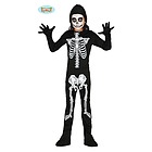 Costume Tuta Scheletro Bambino Bambina 5-6 Anni (78711)