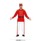 Costume Majorette Rosso E Bianco Adulto Taglia L 52-54 (79732)