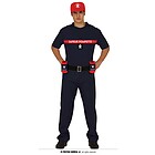 Costume Pompiere Francese Adulto Taglia 52-54 L (79736)