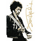 Jimi Hendrix B&W Tin Sign