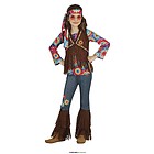 Costume Da Hippie Per Bambine 5-6 Anni (77751)