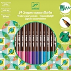 24 matite acquerellabili - Colori per i più piccoli (DJ09754)