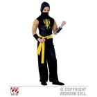 Power Ninja (Casacca Con Cappuccio E Braccia Muscolose, Pantaloni, Cintura) (128 Cm / 5-7 Years)