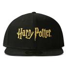 Cap Harry Potter Black Golden Logo