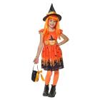 Costume strega zucca taglia 3-4 anni (S8876-S)