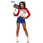 Costume Ragazza Psichiatra Pazza Pericolosa Donna Taglia S (88766)