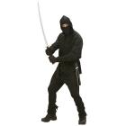 Ninja (Casacca Con Cappuccio, Pantaloni, Cintura, Maschera, Fasce Per Braccia E Gambe) M