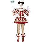 Costume Donna Pagliaccia A Righe Assassina Taglia M (88775)
