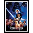 Star Wars: Return Of The Jedi One Sheet (Stampa In Cornice Plexiglass 30X40 Cm)