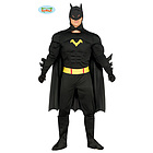 Costume Uomo Supereroe Nero Muscoloso Taglia M (84795)
