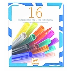 16 pennarelli sottili - Colori per i più piccoli (DJ08796)
