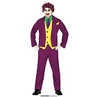 Costume Uomo Cattivo Pazzo Clown Psicopatico Taglia M (88796)