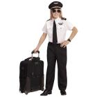 Pilota (Camicia, Cravatta, Pantaloni, Cappello) (116 Cm / 4-5 Years)