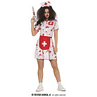 Costume Infermiera Insanguinata Adulta Taglia 42-44 L (79805)