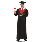 Costume Costume Da Laureato Nero E Rosso Adulto 48 - 50  (M) (88814)