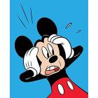 Disney: Mickey Mouse - Shocked (Stampa Su Tela 40X50 Cm)