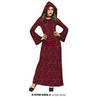 Costume Strega Con Cappuccio Rosso Adulta Taglia 38-40 M (79820)