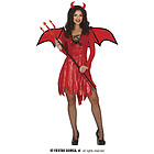 Costume Donna Adulta Vampira Taglia 36-38 S (79833)