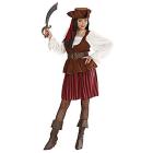 Piratessa (Vestito Con Gilet, Cintura, Copristivali, Fascia Per Testa, Cappello) XL