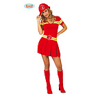 Costume Donna Pompiera Vigile Del Fuoco Taglia M (84843)