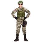 Navy Seals (Casacca, Gilet, Pantaloni, Cintura, Borsellino, Elmo) (158 Cm / 11-13 Years)