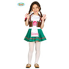 Costume Tirolese Bambina Taglia 5-6 Anni (85852)