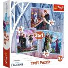 Disney: Trefl - Puzzle 3In1 - Frozen 2 - The Magical Story
