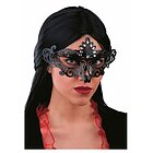Maschera Nera In Plastica Con Gemme (00862)