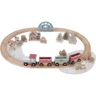 Set Trenino Di Natale Con Pista In Legno (LD4868)