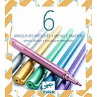 6 Pennarelli metallizzati metallic markers (DJ08870)