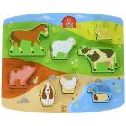 Puzzle e Gioco degli animali della fattoria(E1454)