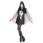 Screaming Ghost Lady (Vestito Con Cappuccio, Poncho) M