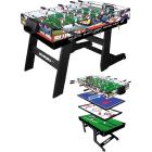 Tavolo 5in1 Verticale Con Ruote Richiudibile -  calcio balilla, biliardo, ping pong, air hockey e shuffleboard (706200231)