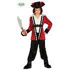 Costume Bambino Corsaro Pirata Con Teschi Taglia 5-6 Anni (85898)