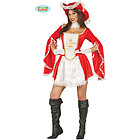 Costume Donna Moschettiera Sexy Taglia S (84902)