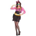 The 80s Groupie (Vestito, Top A Rete, Cintura, Cerchietto Con Fiocco) L