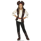 Costume Pirata Dei Sette Mari Bambino Taglia 5-6 Anni (77903)