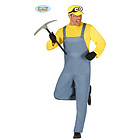 Costume Uomo Minatore Pasticcione Giallo Taglia M (84909)