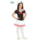 Costume Marinaretta Marinaia Bambina Taglia 10-12 Anni (85933)