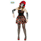 Costume Donna Catrina Sexy Lady Morte Messicana Taglia M (80937)