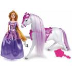 Princess Rapunzel Con Cavallo