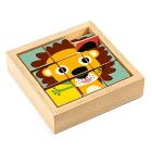 Touranimo - Puzzle cubi legno (DJ01953)