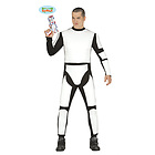 Costume Uomo Soldato Dello Spazio In Spandex Taglia M (84970)
