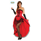 Costume Donna Ballerina Burlesque Can Can Taglia S (84981)