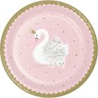 Creative Converting: Plt9 Ss 12/8Ct Stylish Swan Party