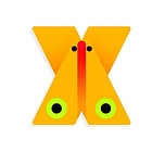 X - Lettera in legno (colore assortito) (DD04983)